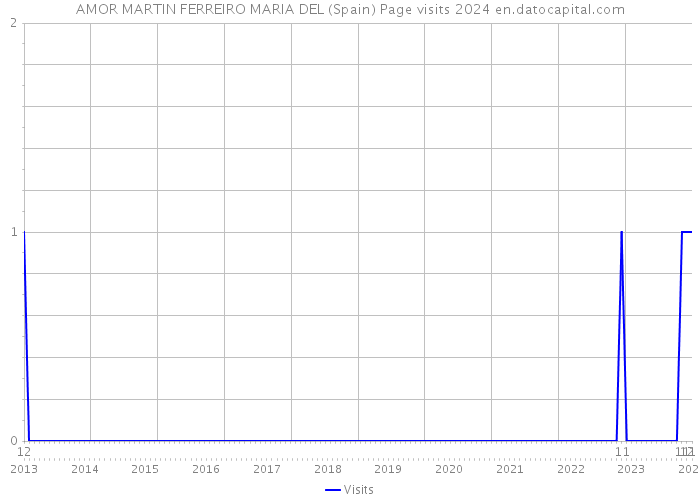 AMOR MARTIN FERREIRO MARIA DEL (Spain) Page visits 2024 