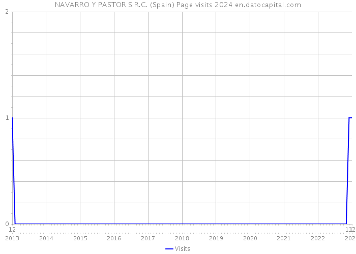 NAVARRO Y PASTOR S.R.C. (Spain) Page visits 2024 