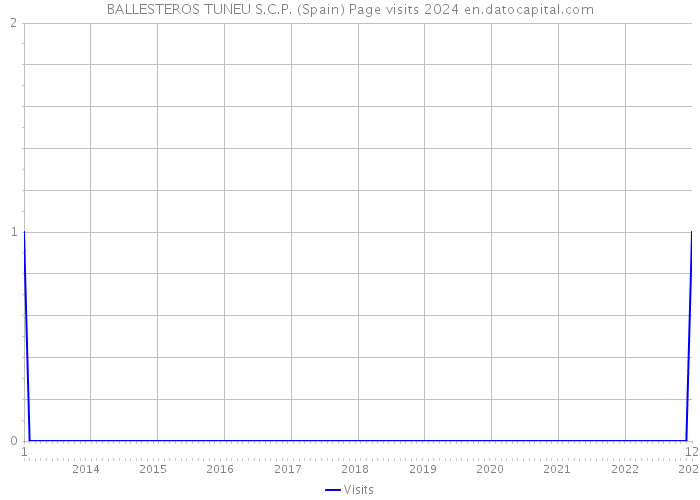 BALLESTEROS TUNEU S.C.P. (Spain) Page visits 2024 