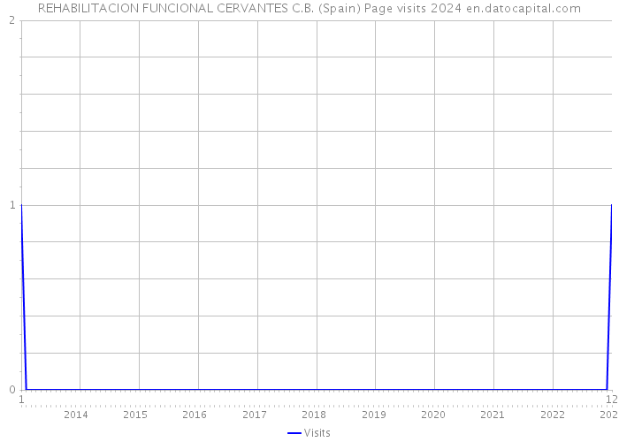 REHABILITACION FUNCIONAL CERVANTES C.B. (Spain) Page visits 2024 