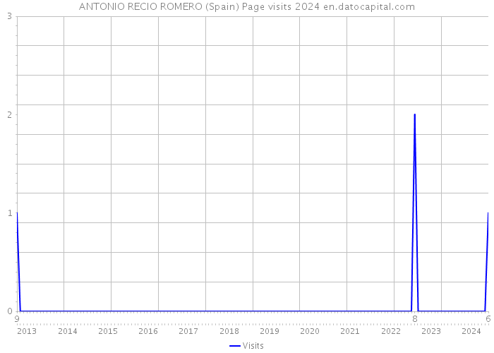 ANTONIO RECIO ROMERO (Spain) Page visits 2024 