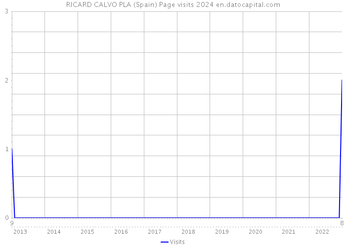 RICARD CALVO PLA (Spain) Page visits 2024 