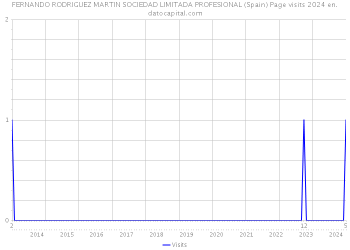 FERNANDO RODRIGUEZ MARTIN SOCIEDAD LIMITADA PROFESIONAL (Spain) Page visits 2024 