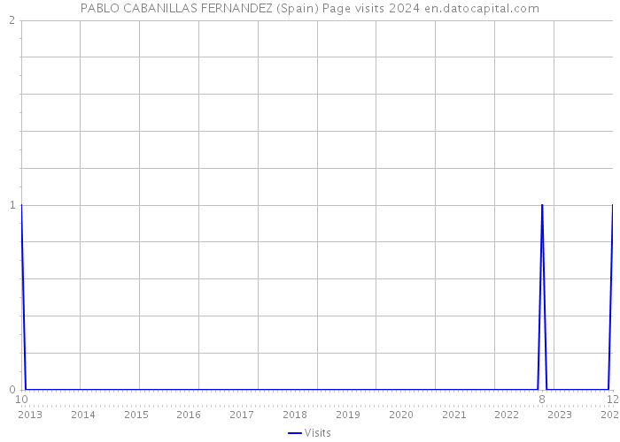 PABLO CABANILLAS FERNANDEZ (Spain) Page visits 2024 