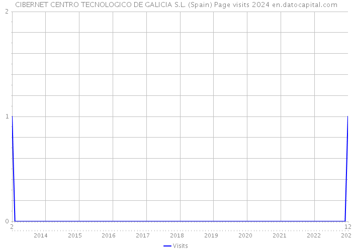CIBERNET CENTRO TECNOLOGICO DE GALICIA S.L. (Spain) Page visits 2024 