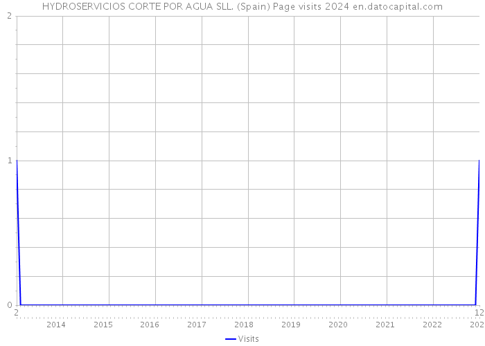 HYDROSERVICIOS CORTE POR AGUA SLL. (Spain) Page visits 2024 