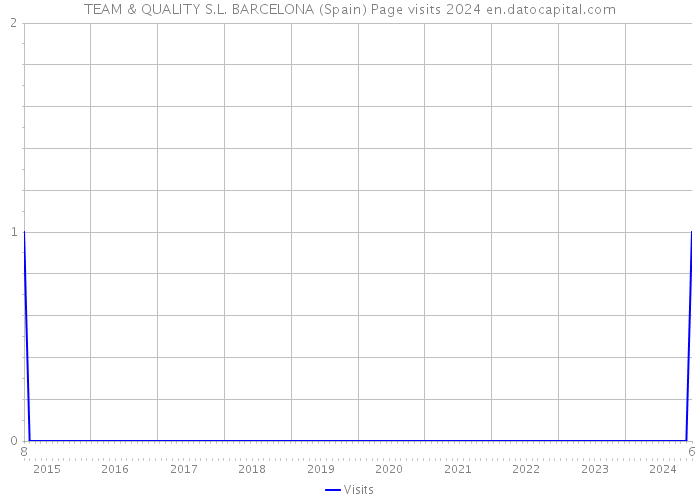 TEAM & QUALITY S.L. BARCELONA (Spain) Page visits 2024 