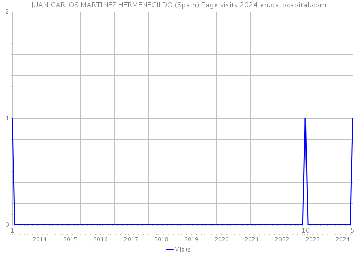 JUAN CARLOS MARTINEZ HERMENEGILDO (Spain) Page visits 2024 