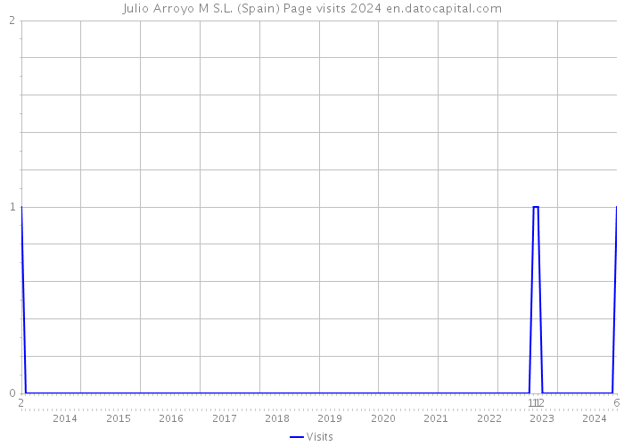 Julio Arroyo M S.L. (Spain) Page visits 2024 