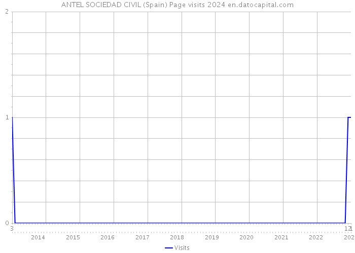 ANTEL SOCIEDAD CIVIL (Spain) Page visits 2024 