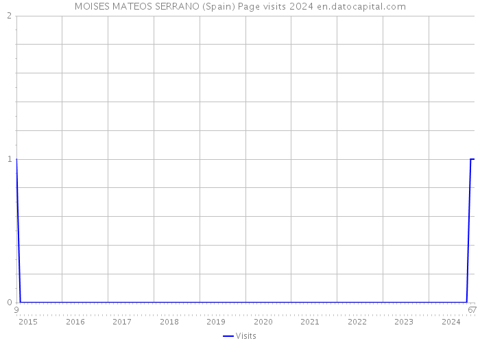 MOISES MATEOS SERRANO (Spain) Page visits 2024 