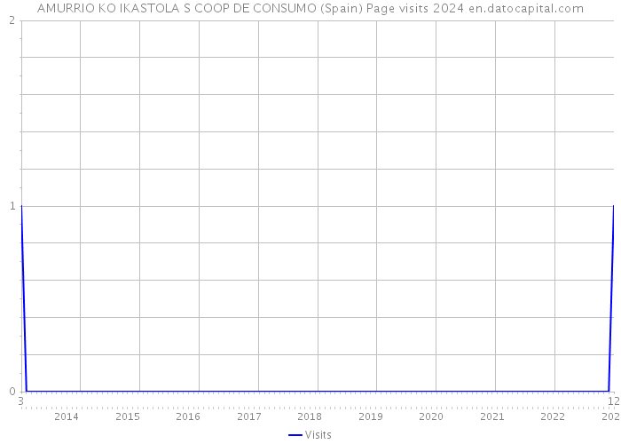 AMURRIO KO IKASTOLA S COOP DE CONSUMO (Spain) Page visits 2024 