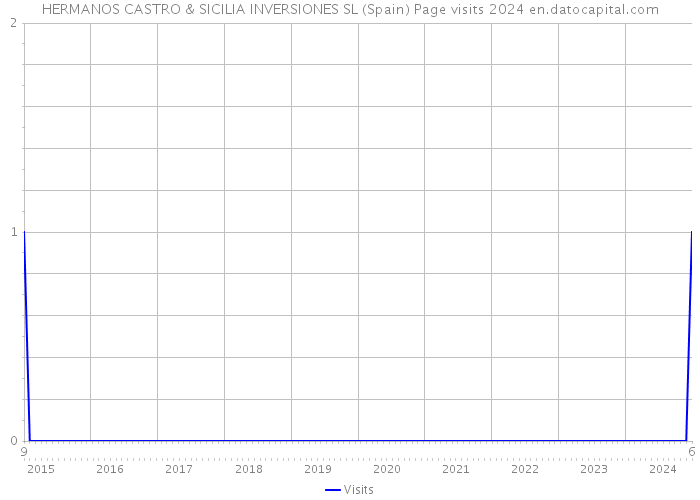 HERMANOS CASTRO & SICILIA INVERSIONES SL (Spain) Page visits 2024 