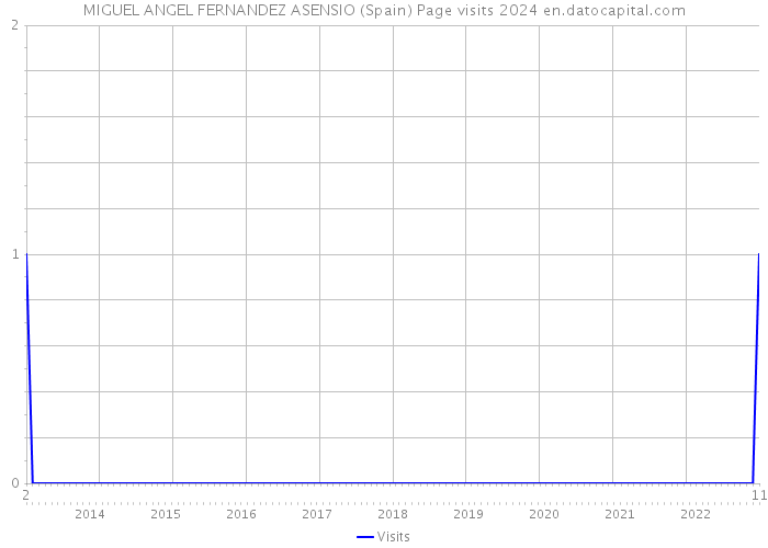 MIGUEL ANGEL FERNANDEZ ASENSIO (Spain) Page visits 2024 