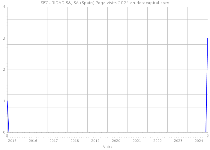 SEGURIDAD B&J SA (Spain) Page visits 2024 