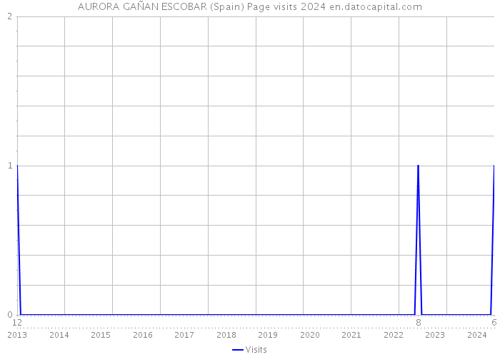 AURORA GAÑAN ESCOBAR (Spain) Page visits 2024 