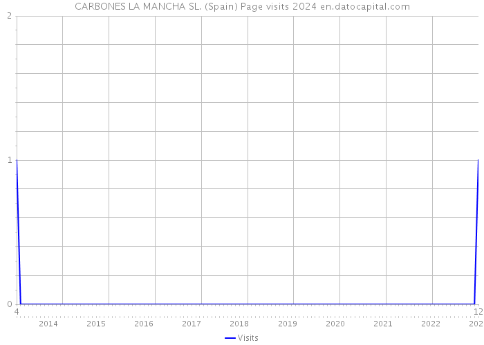 CARBONES LA MANCHA SL. (Spain) Page visits 2024 