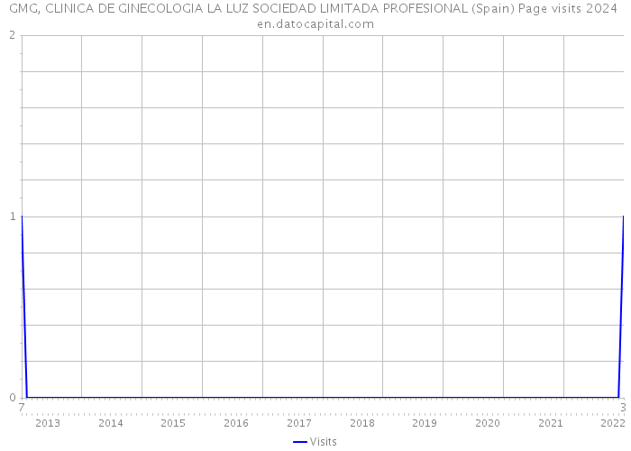 GMG, CLINICA DE GINECOLOGIA LA LUZ SOCIEDAD LIMITADA PROFESIONAL (Spain) Page visits 2024 