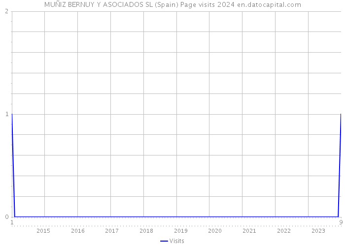 MUÑIZ BERNUY Y ASOCIADOS SL (Spain) Page visits 2024 