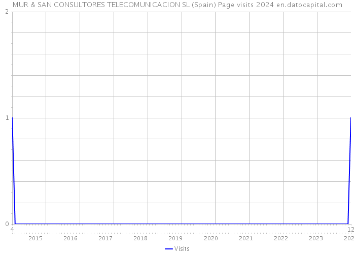 MUR & SAN CONSULTORES TELECOMUNICACION SL (Spain) Page visits 2024 