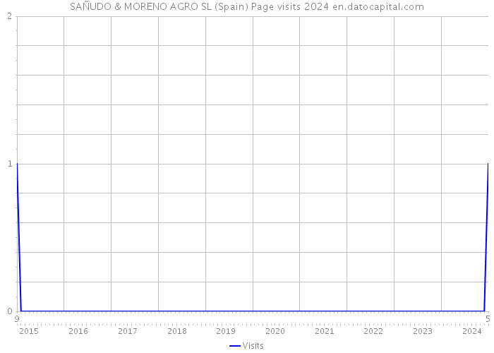 SAÑUDO & MORENO AGRO SL (Spain) Page visits 2024 