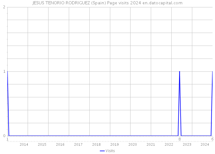 JESUS TENORIO RODRIGUEZ (Spain) Page visits 2024 