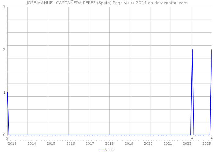JOSE MANUEL CASTAÑEDA PEREZ (Spain) Page visits 2024 