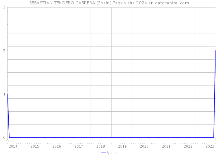 SEBASTIAN TENDERO CABRERA (Spain) Page visits 2024 