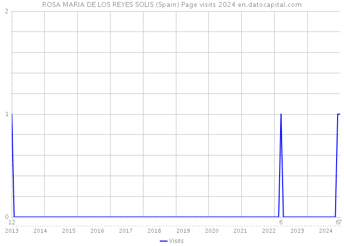 ROSA MARIA DE LOS REYES SOLIS (Spain) Page visits 2024 