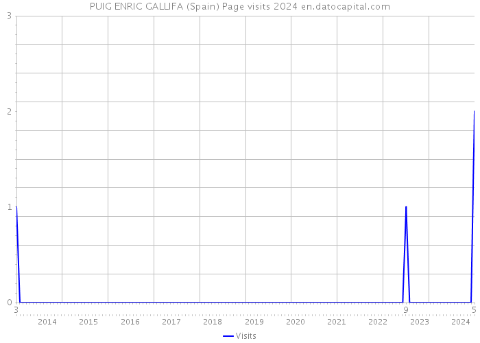 PUIG ENRIC GALLIFA (Spain) Page visits 2024 