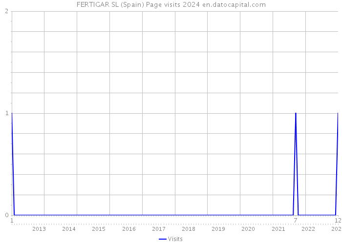 FERTIGAR SL (Spain) Page visits 2024 