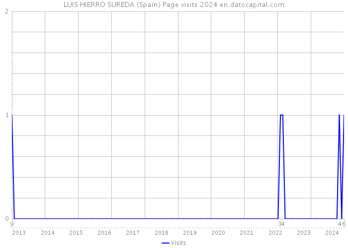 LUIS HIERRO SUREDA (Spain) Page visits 2024 