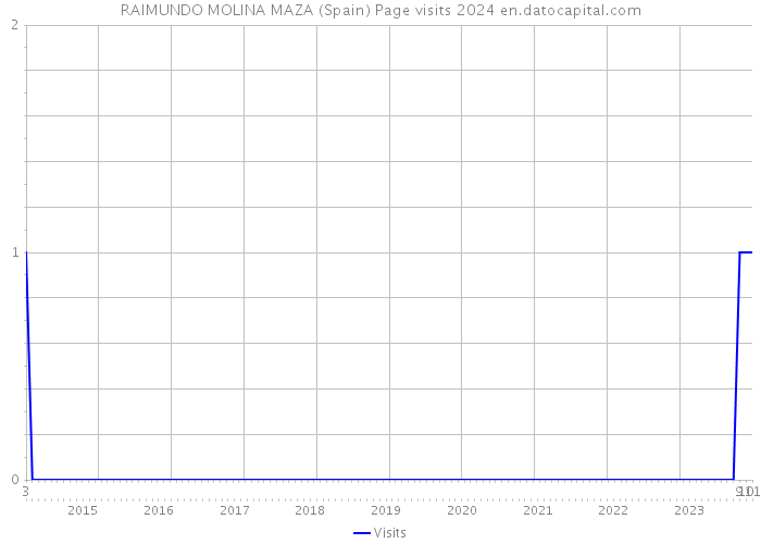 RAIMUNDO MOLINA MAZA (Spain) Page visits 2024 