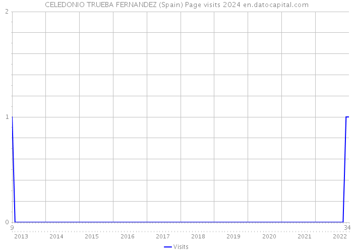 CELEDONIO TRUEBA FERNANDEZ (Spain) Page visits 2024 