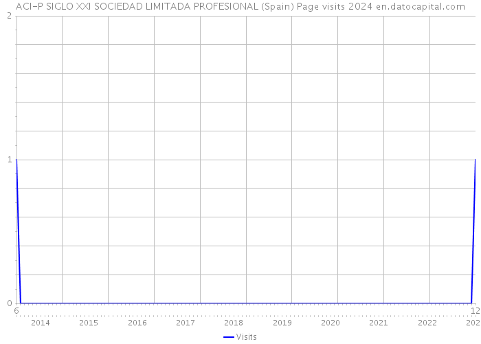 ACI-P SIGLO XXI SOCIEDAD LIMITADA PROFESIONAL (Spain) Page visits 2024 