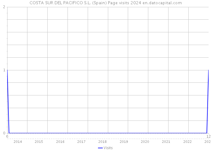 COSTA SUR DEL PACIFICO S.L. (Spain) Page visits 2024 
