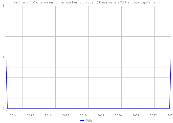 Servicios Y Mantenimiento Hernan Per, S.L. (Spain) Page visits 2024 