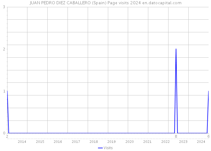 JUAN PEDRO DIEZ CABALLERO (Spain) Page visits 2024 