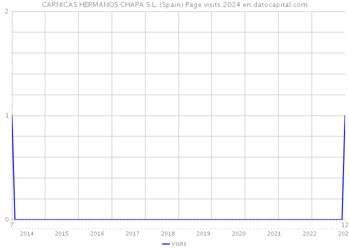 CARNICAS HERMANOS CHAPA S.L. (Spain) Page visits 2024 