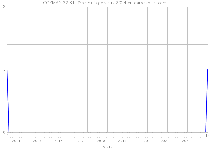 COYMAN 22 S.L. (Spain) Page visits 2024 