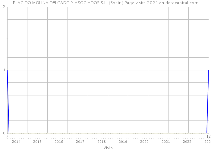PLACIDO MOLINA DELGADO Y ASOCIADOS S.L. (Spain) Page visits 2024 