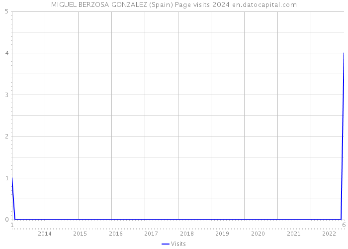 MIGUEL BERZOSA GONZALEZ (Spain) Page visits 2024 