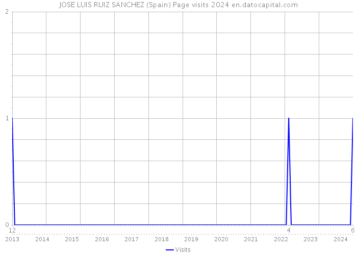 JOSE LUIS RUIZ SANCHEZ (Spain) Page visits 2024 