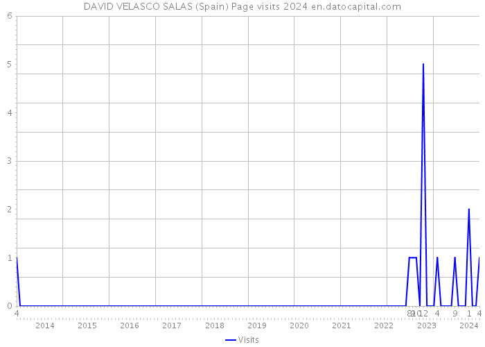 DAVID VELASCO SALAS (Spain) Page visits 2024 