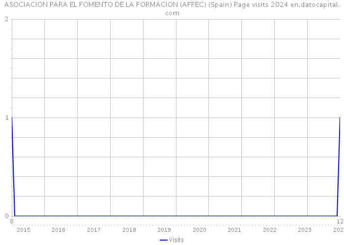 ASOCIACION PARA EL FOMENTO DE LA FORMACION (AFFEC) (Spain) Page visits 2024 