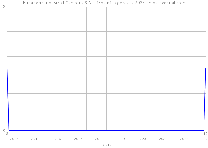 Bugaderia Industrial Cambrils S.A.L. (Spain) Page visits 2024 