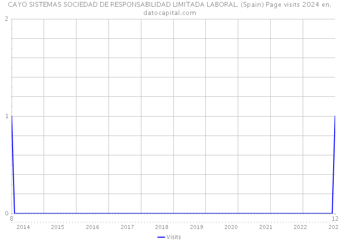 CAYO SISTEMAS SOCIEDAD DE RESPONSABILIDAD LIMITADA LABORAL. (Spain) Page visits 2024 