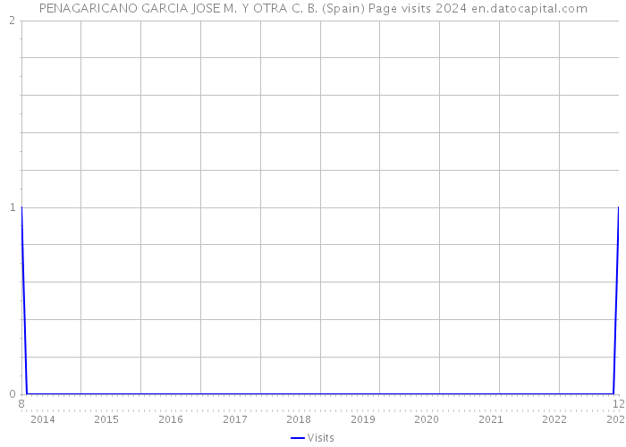 PENAGARICANO GARCIA JOSE M. Y OTRA C. B. (Spain) Page visits 2024 
