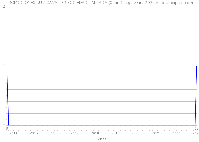 PROMOCIONES RUIZ CAVALLER SOCIEDAD LIMITADA (Spain) Page visits 2024 