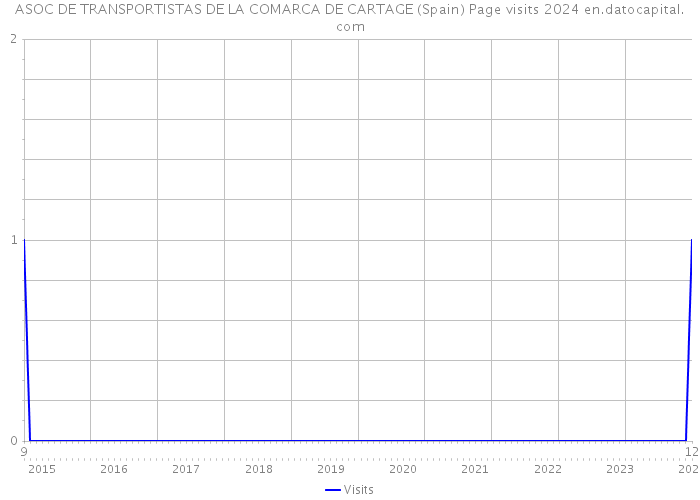 ASOC DE TRANSPORTISTAS DE LA COMARCA DE CARTAGE (Spain) Page visits 2024 